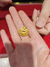中国黄金（CHINA GOLD）黄金平安锁项链足金吊坠金锁男女款长命锁520礼物送婴儿宝宝老婆 平安锁吊坠【红绳】约1.5g 实拍图