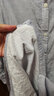 无印良品 MUJI 女式 印度棉双层纱织 立领连衣裙 海军蓝X条纹  M-L 实拍图