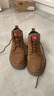 Dickies高帮男靴厚底马丁鞋男士靴子潮男女靴情侣鞋 棕色 42  实拍图