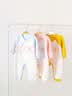 贝瑞加（Babyprints）新生儿连体衣秋冬加厚男女宝宝衣服夹棉保暖婴儿内衣柔软粉59 实拍图
