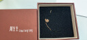 周生生 18K玫瑰金薄荷系列六角星玫瑰金彩金手链女款K金91598B 19厘米 实拍图
