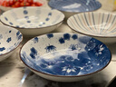 博为 日式盘子大号深盘碟子4个装家用菜盘创意复古花纹陶瓷盘套装 21cm-8英寸【6个装】 实拍图