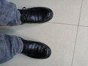 奥康官方男鞋 牛皮商务休闲皮鞋男士低帮系带百搭单鞋子 黑色 44 实拍图