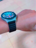 Gumei 适用华为手表watch3表带GT4 GT3磁吸Pro荣耀硅胶GT2男女new腕带buds 黑色(22mm波浪纹) 实拍图