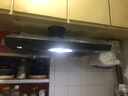 爱贝尔(IBELL)DZS06薄款油烟机厨房小型抽油烟机 老式顶吸双电机脱排嵌入式可吊顶安装扁平 灰色  不包安装 实拍图
