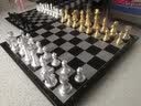御圣国际象棋折叠磁性迷你大号国际象棋套装初学入门学生儿童节礼物 (特大号)磁性国际象棋+配双后 实拍图