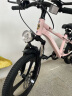 凤凰（Phoenix）儿童自行车6-12岁学生车中大童山地车男女单车脚踏车18寸 樱桃粉 晒单实拍图
