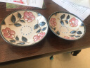 千代源日本原装进口冲绳玫瑰餐具 日式家用陶瓷碗花碗盘子汤碗面碗饭碗 5.8英寸钵 实拍图