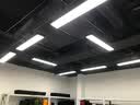 邦磊（Banglei）LED办公室吊灯长方形工业风工作会议室车间商场超市网吧照明灯具 直角黑框白光120*20cm-48W 实拍图