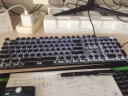 前行者（EWEADN）TK100朋克机械键盘电竞游戏有线台式电脑笔记本外接办公打字复古外设吃鸡 黑色白光黑轴 实拍图