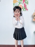 衣诺坊女童百褶裙演出服礼服英伦风短裙校园合唱服黑色西装校服园服六一 实拍图