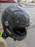AVA王朝摩托车头盔复古四季男女全盔国潮玻璃钢机车碳纤维巡航冬季 摩天灰-透明镜片【拍1发5】 特大-XXL码【适合头围62-63cm】 实拍图