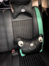 翰静 新款汽车卡通坐垫四季通用座垫全包围座套透气织物座椅套适用于 北欧绿（皮革+织物） 本田锋范凌派雅阁缤智皓影冠道 实拍图