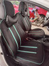 乔帮主起亚k3座套全包围四季专车专用汽车整套坐垫春季定制座垫座椅套 黑绿【升级原厂座椅纹路定制+无异味环保】 豪华款【带2个头枕+2个腰靠】 实拍图