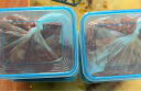 美丽雅一次性饭盒食品级750ml*4套 保鲜分装打包餐盒带盖耐高温可微波 实拍图