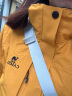 骆驼（CAMEL）三防冲锋衣户外登山服防水防风防污三合一保暖时尚运动外套 A9W214119AX，谷子黄，男 S 实拍图