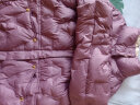菲妮迪（FINITY）品牌90鹅绒羽绒服2023冬季新款简约风时尚休闲显瘦保暖外套 紫色 M 晒单实拍图