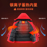 雪中飞（SNOWFLYING）儿童羽绒服【加厚】男童中大童工装风女童中长款冬季保暖外套 红色 170 实拍图