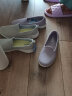 斯凯奇（Skechers）女鞋轻质休闲鞋舒适缓震时尚网布鞋一脚蹬浅口单鞋136408 紫丁香色/LIL 38.5 晒单实拍图