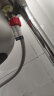 海立304不锈钢丝编织软管热水器冷热水管金属马桶角阀上给进水管60cm 实拍图