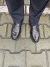 波图蕾斯皮鞋男士英伦系带商务休闲鞋轻便舒适正装鞋男 9803 黑色 41 实拍图