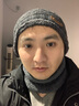 WRELS帽子男冬季加绒加厚毛线针织帽青年潮流保暖运动棉帽护耳防风防寒 灰色（围脖+帽子） 实拍图