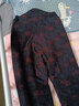 牧驼人中老年人驼绒棉裤女东北加厚妈妈高腰宽松爸爸加绒保暖裤男士冬季 女裤  玫瑰花 布里 2XL 实拍图