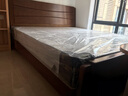 初屋  床双人床1.8米2米现代中式实木床经济型小户型高箱储物双人床  床+床垫（备注颜色） 框架床(1800mm*2000mm) 实拍图