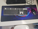 前行者机械手感键盘鼠标套装静音超薄巧克力键背光游戏电竞台式电脑笔记本外接有线商务防水办公打字 金属黑白光【静音升级版】 实拍图