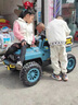 小童鞋【升级500】儿童电动车四轮越野汽车可坐大人双人摇控宝宝玩具车 升级500标配红12v10电+普座+普胎 实拍图