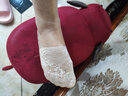 莫代尔5双船袜女夏季浅口蕾丝隐形袜舒适透气袜子女短袜硅胶防滑不掉跟 肤3黑2【升级款，绝不掉跟】 5双 实拍图