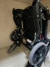 鱼跃（yuwell）便携式轻便折叠轮椅 凌跃2000 铝合金手推可登机 老人轮椅车 旅行优选 实拍图