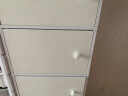 家世华（JIA SHI HUA） 五斗柜收纳柜储物柜卧室立柜家用简易柜客厅靠墙自由组合置物柜窄小柜子 【升级款30cm深】D01S暖白色5层 实拍图