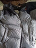 鸭鸭（YAYA）【三防面料】短款反季羽绒服男士可拆卸帽情侣加厚面包服外套MD 碳灰色【男款】 XL /180 实拍图
