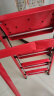 星恺（XINGKAI）梯子家用折叠梯人字梯多功能登高爬梯扶梯小梯子 TZ10六步红 实拍图