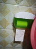 麦扣（MAIKOU）免打孔卫生间纸巾盒厕所手纸盒防水纸巾架多功能创意卷纸抽纸盒 新款-清新绿 实拍图