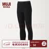 MUJI 男式 使用了棉的冬季内衣 长紧身裤 打底裤 线裤 家居裤 黑色 M 实拍图