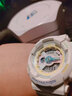 卡西欧（CASIO）BABY-G时尚潮流少女时代系列运动双显防水手表情人节礼物 白玫瑰金BA-110X-7A1/BA-110-1A 实拍图