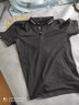 啄木鸟官方品牌短袖T恤男夏季POLO中青年上衣服休闲翻领舒适体恤上衣 A347-T153黑色 L (115斤-130斤) 实拍图