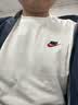 耐克（NIKE）男士卫衣2026秋季新款跑步运动服装圆领外套休闲套头衫保暖卫衣男 加绒保暖/刺绣logo/黑/晒图-5 L 【175】体重130~150斤左右 实拍图