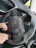 奥迈尔 适用于丰田8代凯美瑞手缝真皮方向盘套 卡罗拉雷凌荣放RAV4汉兰达花冠威驰锐志汽车改装把套 黑皮黑线两侧打孔 实拍图
