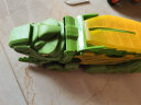 贝杰斯儿童恐龙吞食车弹射合金滑行车霸王龙男孩玩具配6辆合金车 绿色 实拍图