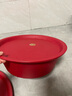 甲东里塑料家用大号红色乔迁新居结婚用品红桶加厚喜桶水桶手提陪嫁米桶 喜庆红套装大号(盘+盆+桶) 实拍图