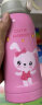 ihold 儿童保温杯带吸管水杯子316不锈钢大容量男女宝宝小学生幼儿园 粉色兔子（一杯三盖） 600ml 实拍图