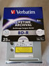 Verbatim 威宝原装行货 64292台产 蓝鲸 6x BD-R光盘空白 25g 大容量蓝光刻录光盘 bd碟片 43822 M DISC千年蓝光25G 单片装5张 实拍图