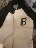棉致加厚拼色棉服女2024新款不跑棉羽棉袄绒服棉衣冬季外套女面包服 米白色【M58628高品质】 XL 120-140斤 实拍图