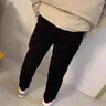 李宁（LI-NING）运动裤男裤春夏季新款裤子收口束脚宽松大码长裤休闲裤运动卫裤 黑色收口【棉质常规 舒适亲肤】 2XL /185 (170-185斤) 实拍图