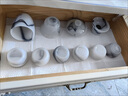 皇氏伊然【大师手作】琉璃茶具套装高档家用办公室茶杯乔迁开业公司送礼 水墨色套装礼盒装 1件 礼盒装 实拍图