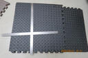 拼乐迪60爬爬垫拼接泡沫地垫海绵垫加厚防滑铺儿童拼图地板榻榻米泡沫板 黑色（1件4片） 60*60*2.5CM 实拍图