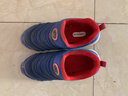 巴布豆（BOBDOG）毛毛虫童鞋秋冬季男童软底休闲鞋儿童运动鞋女 皇家蓝/红（二棉） 37 适合脚长22.6cm 实拍图